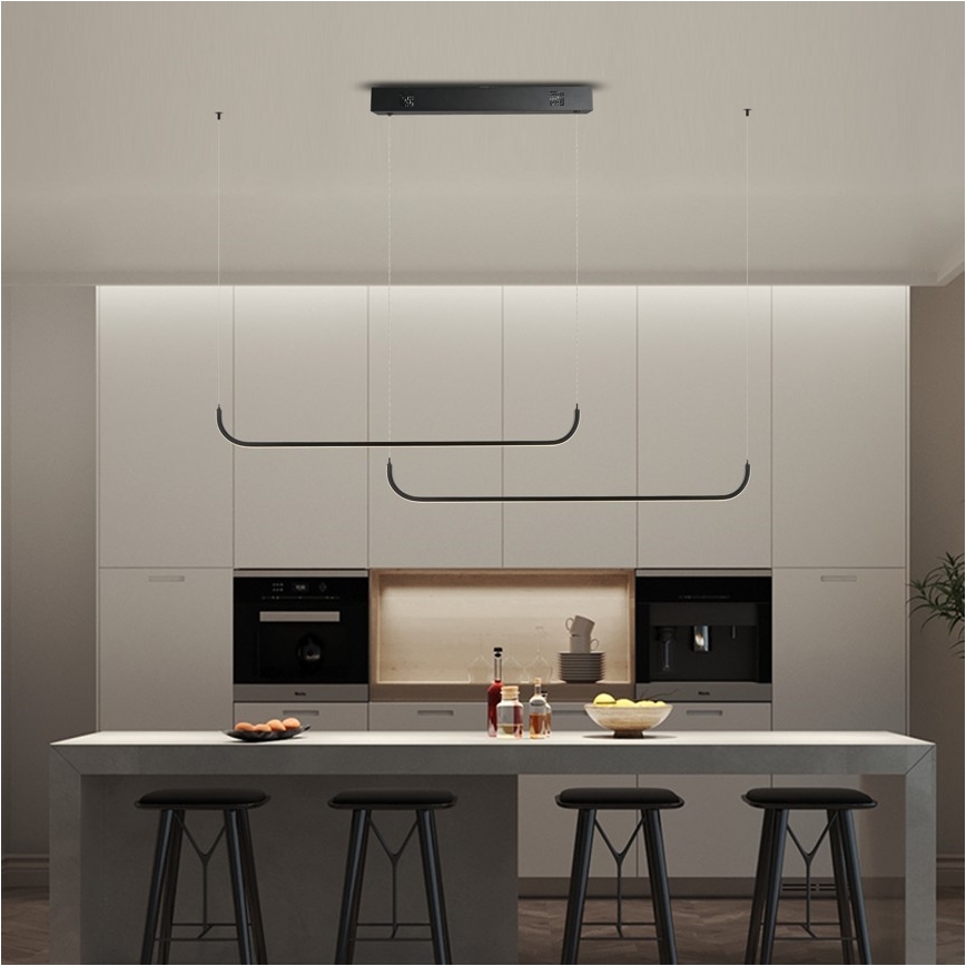 Immax NEO 07222L - Candeeiro suspenso LED com regulação NEO LITE PATTINI LED/56W/230V 2700-6500K Wi-Fi Tuya + comando