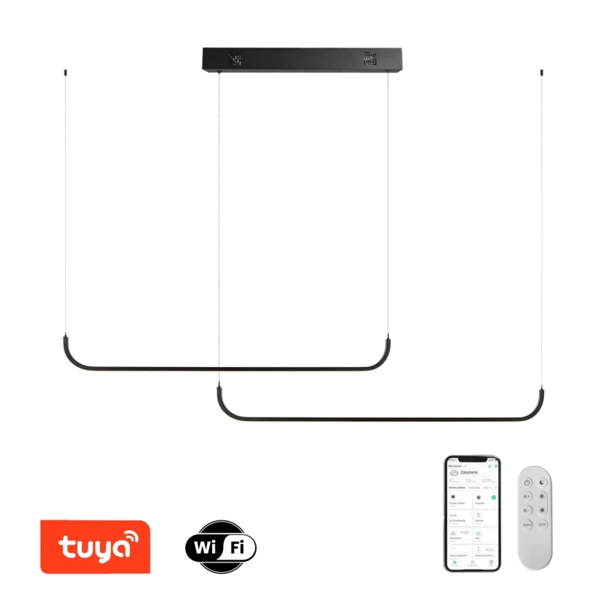 Immax NEO 07222L - Candeeiro suspenso LED com regulação NEO LITE PATTINI LED/56W/230V 2700-6500K Wi-Fi Tuya + comando