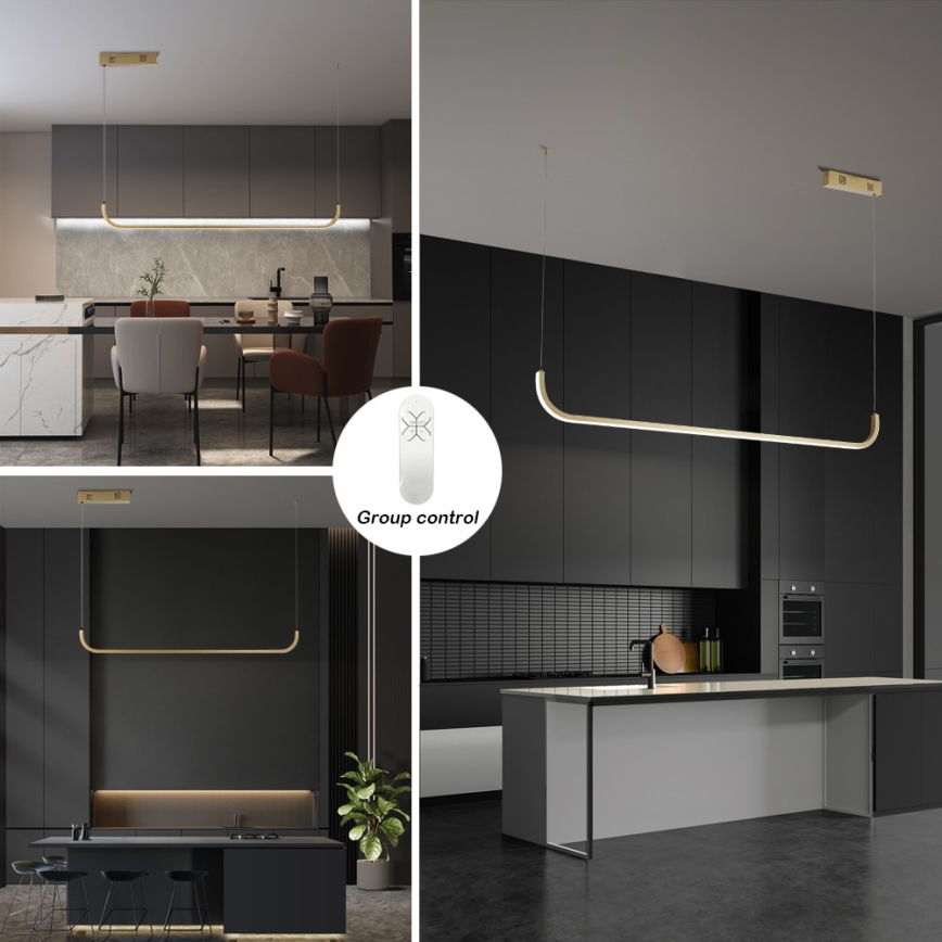 Immax NEO 07227L - Candelabro suspenso LED com regulação PATTINI LED/26W/230V 3000-6000K Tuya + controlo remoto