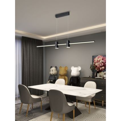 Immax NEO 07230L - Candelabro suspenso LED com regulação NEO LITE ESTRELAS LED/30W/230V 2700-6500K Wi-Fi Tuya + controlo remoto