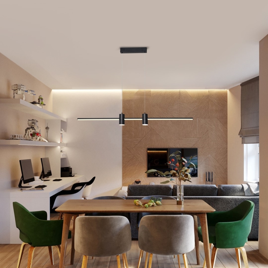 Immax NEO 07230L - Candelabro suspenso LED com regulação NEO LITE ESTRELAS LED/30W/230V 2700-6500K Wi-Fi Tuya + controlo remoto