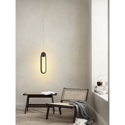 Immax NEO 07232L - Candelabro suspenso LED com regulação NEO LITE OVALE LED/22W/230V 2700-6500K Wi-Fi Tuya + controlo remoto