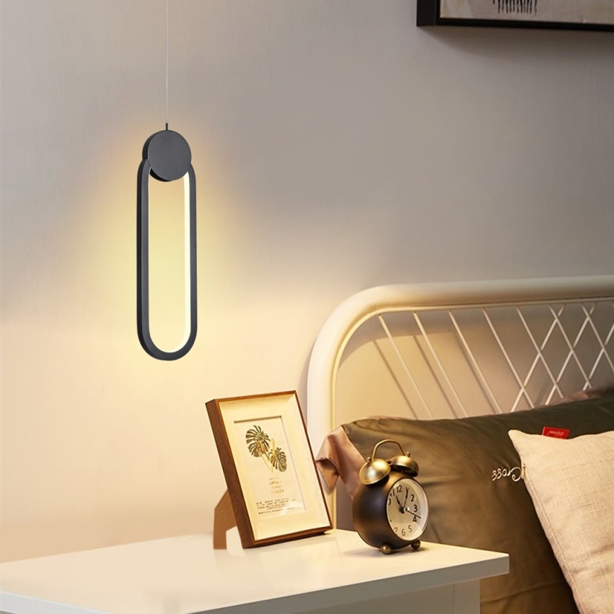 Immax NEO 07232L - Candelabro suspenso LED com regulação NEO LITE OVALE LED/22W/230V 2700-6500K Wi-Fi Tuya + controlo remoto