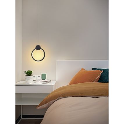 Immax NEO 07233L - Candelabro suspenso LED com regulação NEO LITE OVALE LED/18W/230V Wi-Fi Tuya 2700-6500K + controlo remoto