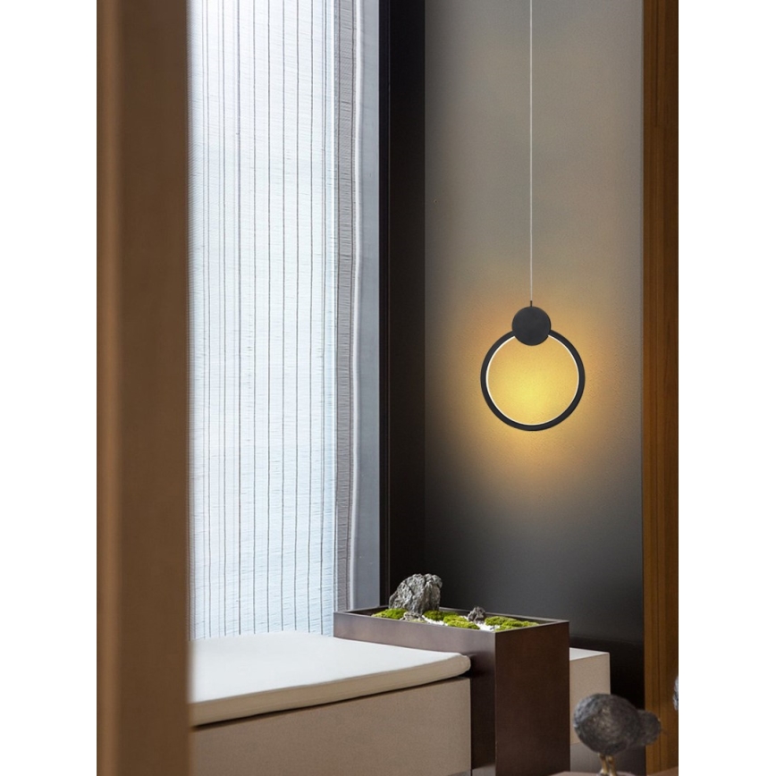 Immax NEO 07233L - Candelabro suspenso LED com regulação NEO LITE OVALE LED/18W/230V Wi-Fi Tuya 2700-6500K + controlo remoto