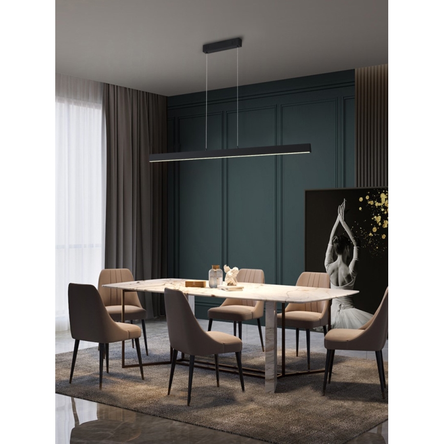 Immax NEO 07234L - Candelabro suspenso LED com regulação NEO LITE TRIANGOLO LED/28W/230V Wi-Fi Tuya 2700-6500K + controlo remoto