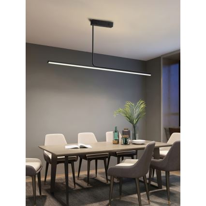 Immax NEO 07235L - Candelabro suspenso LED com regulação NEO LITE ASTA LED/28W/230V Wi-Fi Tuya 2700-6500K + controlo remoto