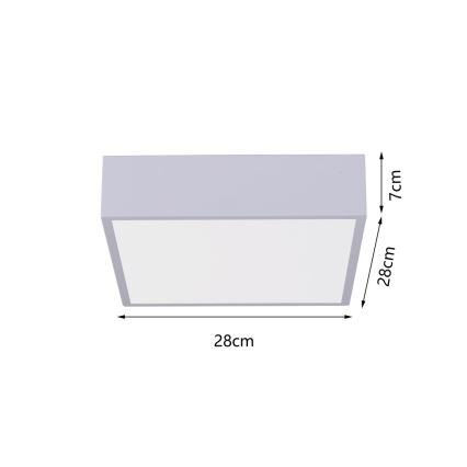 Immax NEO 07238L - Luminária de teto LED regulável CANTO LED/22W/230V branca Tuya + controlo remoto