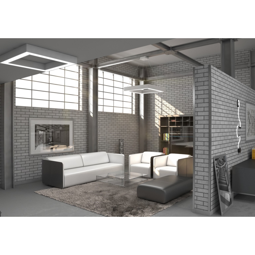 Immax NEO 07240L - Luminária de teto LED regulável CANTO LED/60W/230V 2700-6500K Tuya branca