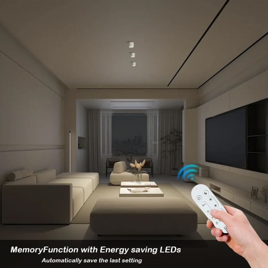 Immax NEO 07241L - Luminária de teto LED dimerizável RONDATE LED/18W/230V 11,5 cm Wi-Fi Tuya