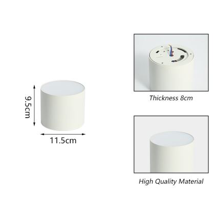Immax NEO 07241L - Luminária de teto LED dimerizável RONDATE LED/18W/230V 11,5 cm Wi-Fi Tuya