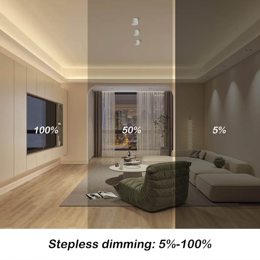 Immax NEO 07243L - Luminária de teto LED regulável RONDATE LED/32W/230V 16,5 cm Wi-Fi Tuya