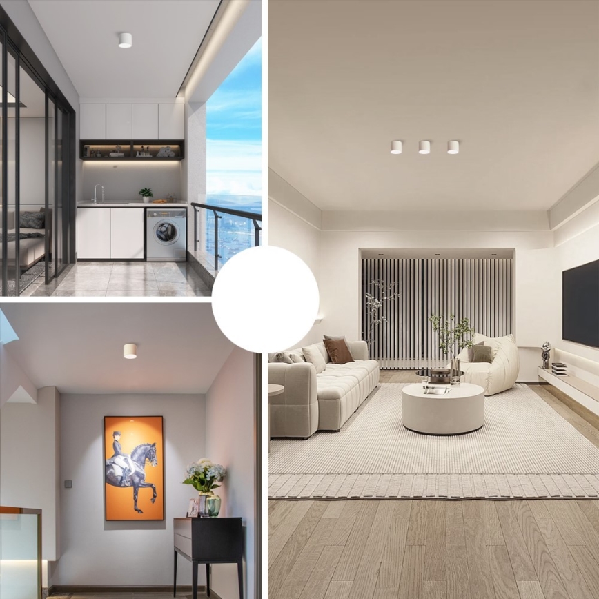 Immax NEO 07243L - Luminária de teto LED regulável RONDATE LED/32W/230V 16,5 cm Wi-Fi Tuya