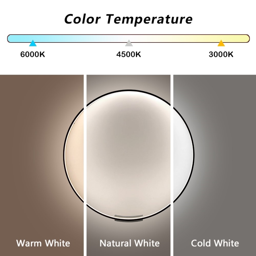 Immax NEO 07245-80 - Luminária de parede LED regulável FINO LED/50W/230V 2700-6500K 80 cm Tuya + controlo remoto