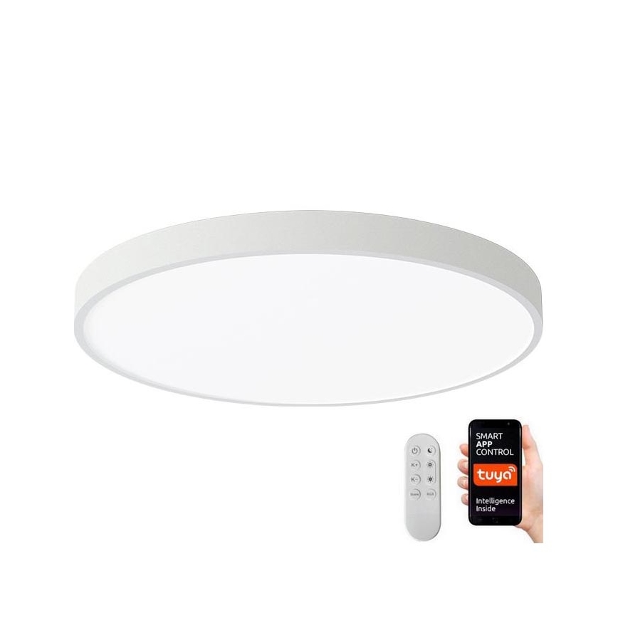 Immax NEO 07252L - Iluminação de teto LED com regulação NEO LITE SEMPLICI LED/48W/230V 3000-6000K Wi-Fi Tuya branco + comando