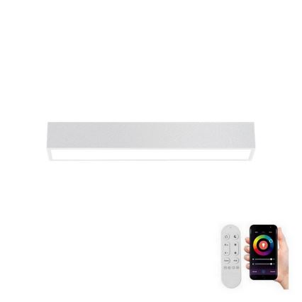 Immax NEO 07257L - Luminária de teto LED dimmerizável NEO LITE LUNGO LED/20W/230V 3000-6000K Wi-Fi Tuya branca + controlo remoto
