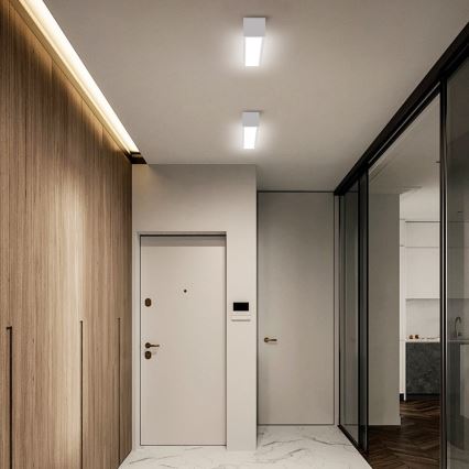 Immax NEO 07257L - Luminária de teto LED dimmerizável NEO LITE LUNGO LED/20W/230V 3000-6000K Wi-Fi Tuya branca + controlo remoto