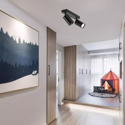 Immax NEO 07262W - Luminária de embutir LED RGB+CCT regulável NEO LITE PUNTO 2xGU10/6W/230V Wi-Fi Tuya