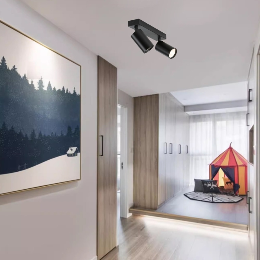 Immax NEO 07263Z - Luminária de embutir LED RGB+CCT regulável NEO PUNTO 2xGU10/4,8W/230V Tuya