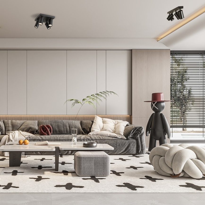 Immax NEO 07264W - Luminária de embutir LED RGB+CCT regulável NEO LITE PUNTO 4xGU10/6W/230V Wi-Fi Tuya