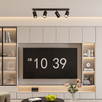 Immax NEO 07265Z - Luminária de embutir LED RGB+CCT regulável NEO PUNTO 4xGU10/4,8W/230V Tuya