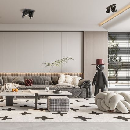 Immax NEO 07265Z - Luminária de embutir LED RGB+CCT regulável NEO PUNTO 4xGU10/4,8W/230V Tuya