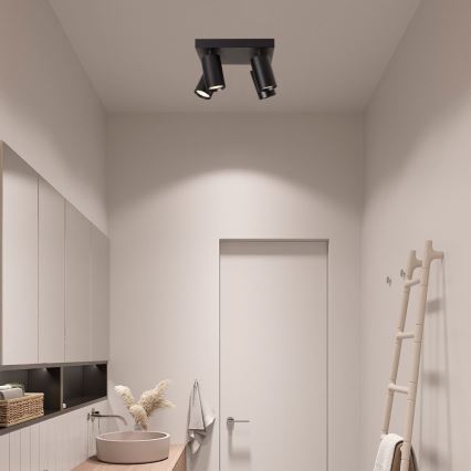 Immax NEO 07267Z - Luminária de embutir LED RGB+CCT regulável NEO PUNTO 4xGU10/4,8W/230V Wi-Fi Tuya