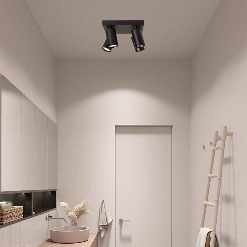 Immax NEO 07267Z - Luminária de embutir LED RGB+CCT regulável NEO PUNTO 4xGU10/4,8W/230V Wi-Fi Tuya