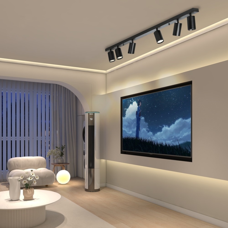 Immax NEO 07268W - Luminária de embutir LED RGB+CCT regulável NEO LITE PUNTO 6xGU10/6W/230V Wi-Fi Tuya