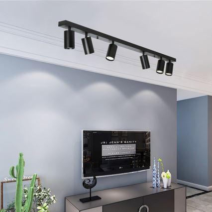 Immax NEO 07269Z - Luminária de embutir LED RGB+CCT regulável NEO PUNTO 6xGU10/4,8W/230V Tuya