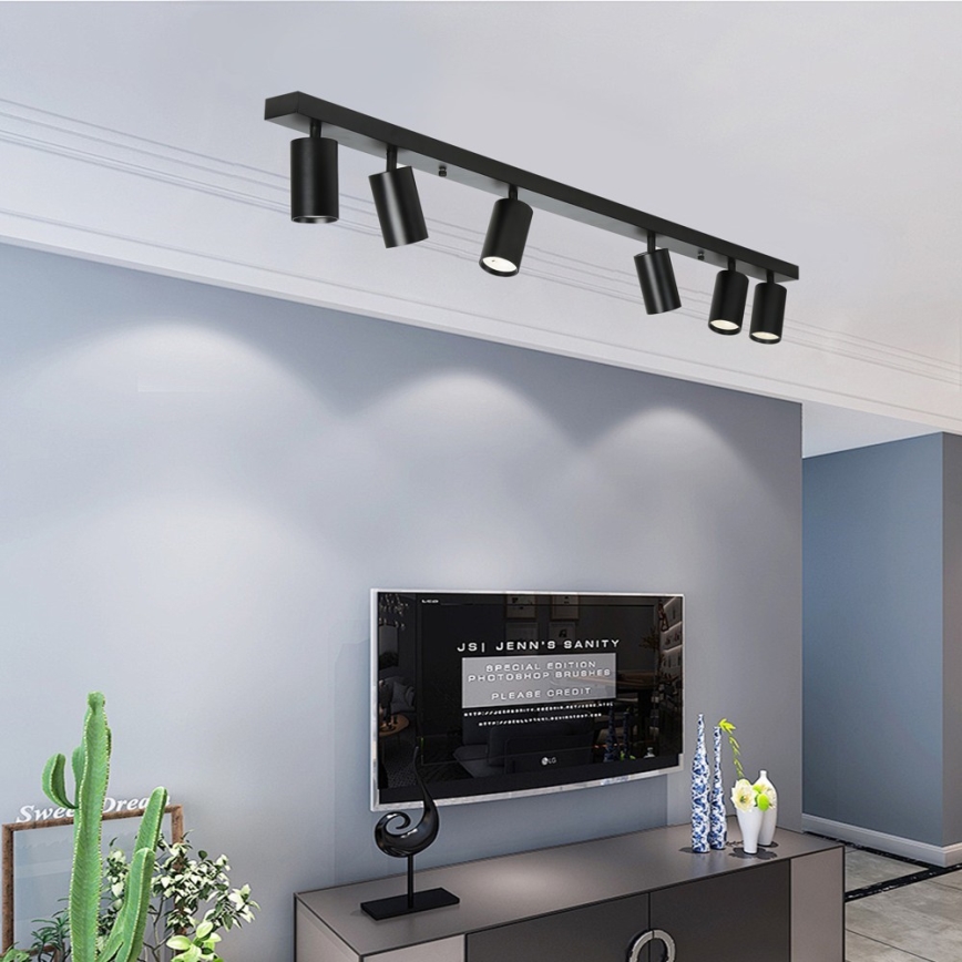 Immax NEO 07269Z - Luminária de embutir LED RGB+CCT regulável NEO PUNTO 6xGU10/4,8W/230V Tuya