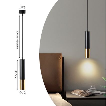 Immax NEO 07272W - Lustre LED RGB+CCT regulável com cabo NEO LITE PUNTO 1xGU10/6W/230V Tuya