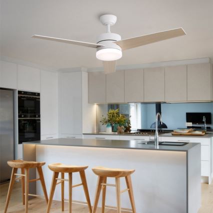 Immax NEO 07284L - LED+CCT Ventilador de teto dimerizável VARIABLE LED/24W/230V 3000/4000/6000K Wi-Fi Tuya Ø 132 cm + comando remoto