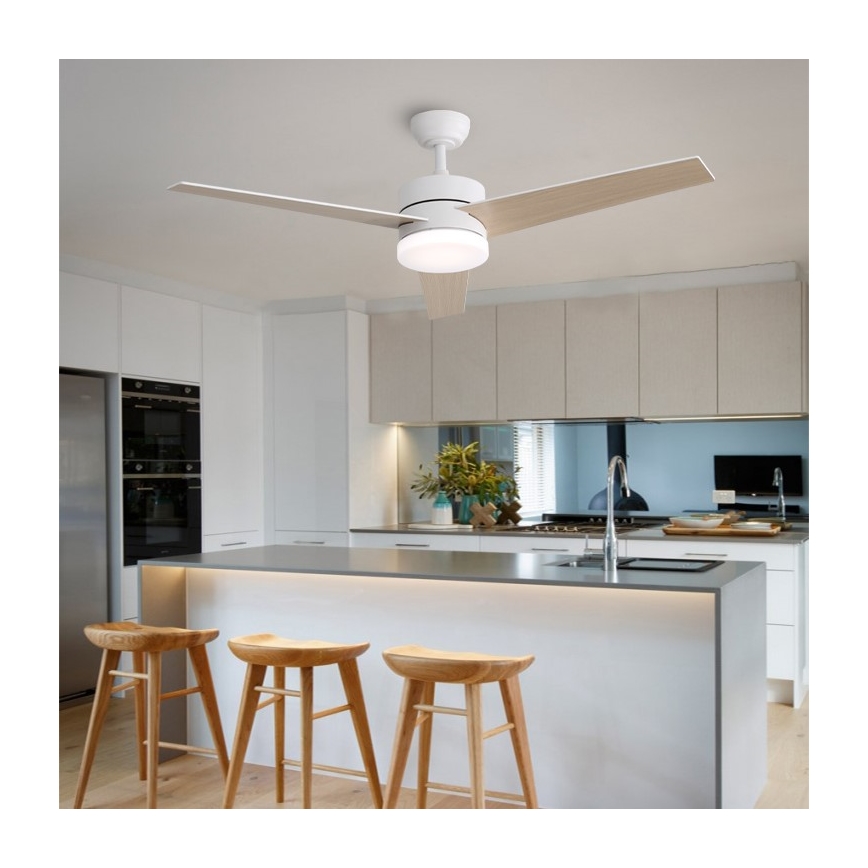 Immax NEO 07284L - LED+CCT Ventilador de teto dimerizável VARIABLE LED/24W/230V 3000/4000/6000K Wi-Fi Tuya Ø 132 cm + comando remoto