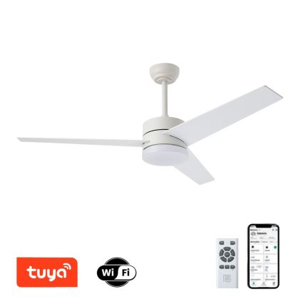 Immax NEO 07284L - LED+CCT Ventilador de teto dimerizável VARIABLE LED/24W/230V 3000/4000/6000K Wi-Fi Tuya Ø 132 cm + comando remoto