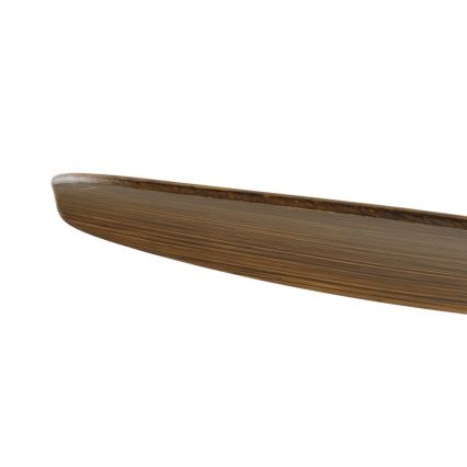 Immax NEO 07286L - Ventoinha de teto LED com regulação WAVE LED/18W/230V Wi-Fi Tuya castanho diâmetro 132 cm + comando