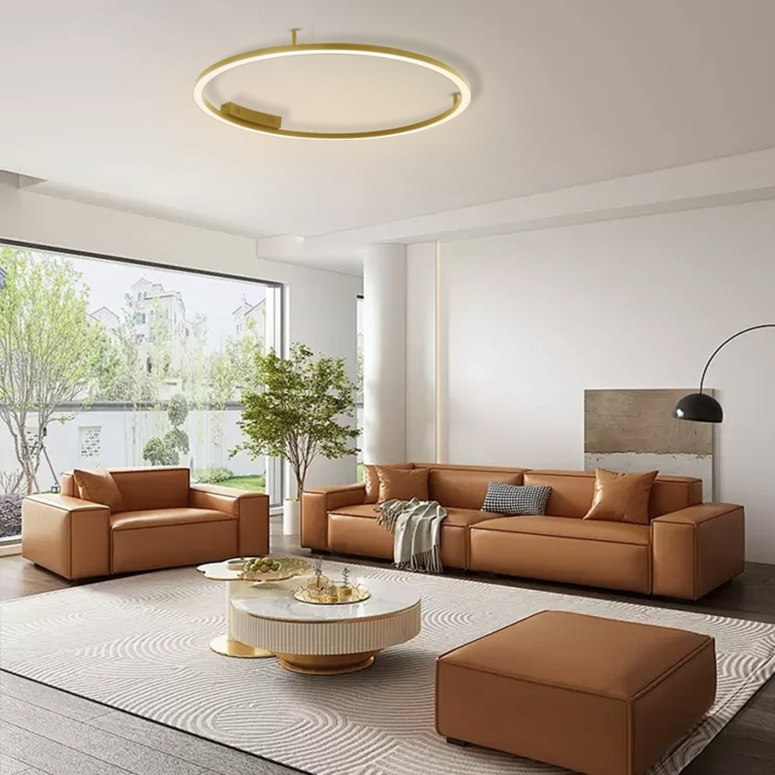 Immax NEO 07291-80G - LED+CCT Candeeiro de tecto com dimmer FINO LED/55W/230V 2700-6500K Tuya Ø 80 cm + comando remoto