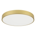 Immax NEO 07293L - Luminária de teto LED dimerizável NEO LITE SEMPLICI LED/60W/230V 3000-6000K diâmetro 60 cm Wi-Fi Tuya dourada + controlo remoto