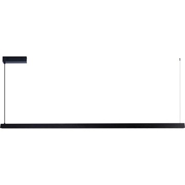 Immax NEO 07308L - Lustre LED dimerizável suspenso por cabo MADEIRA LED/44W/230V Wi-Fi Tuya 202 cm preto + controlo remoto