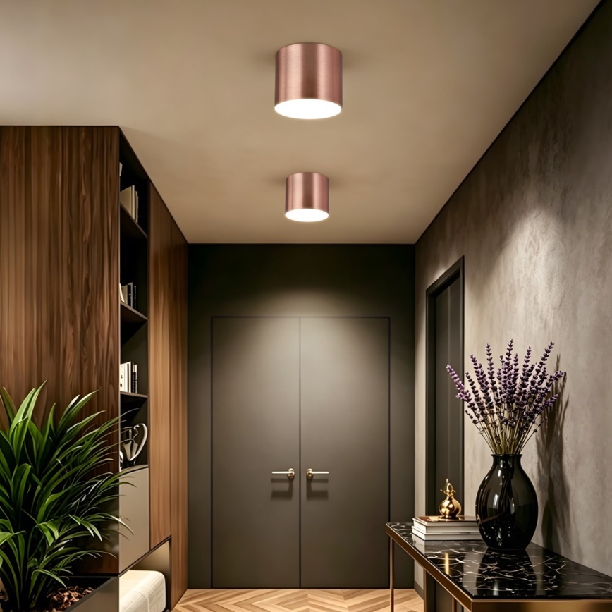 Immax NEO 07320L - Luminária de teto LED dimerizável RONDATE LED/32W/230V Ø 16,5 cm Wi-Fi Tuya ouro rosé