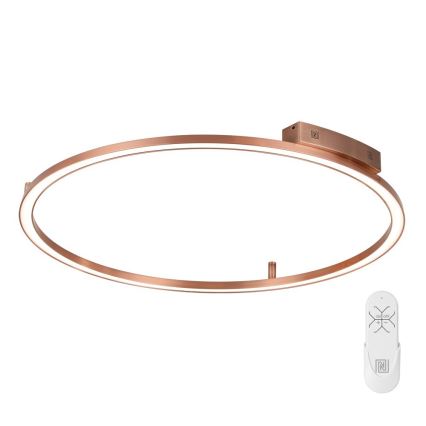 Immax NEO 07325-120C - Candeeiro de teto dimerizável FINO LED/72W/230V 120 cm Tuya ouro rosé + controlo remoto