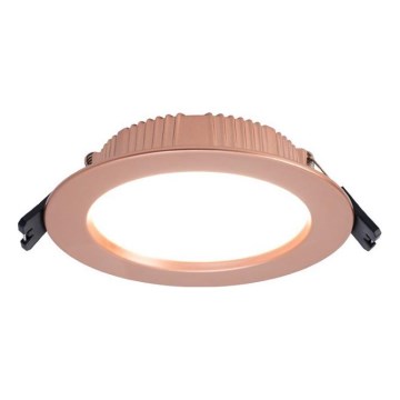 Immax NEO 07330L - Downlight LED regulável encastrado LED/12W/230V Wi-Fi Tuya Ø 12 cm ouro rosa