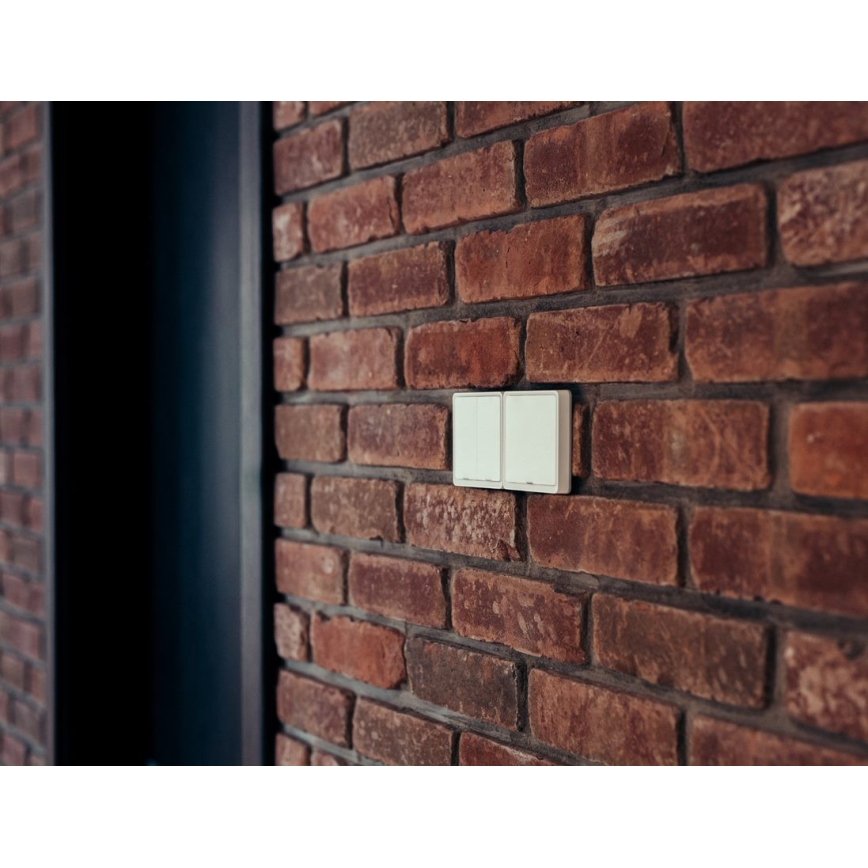 Immax NEO 07507C - CONJUNTO 3x Interruptor de 2 botões SMART 3xCR2430 Zigbee 3.0 Tuya