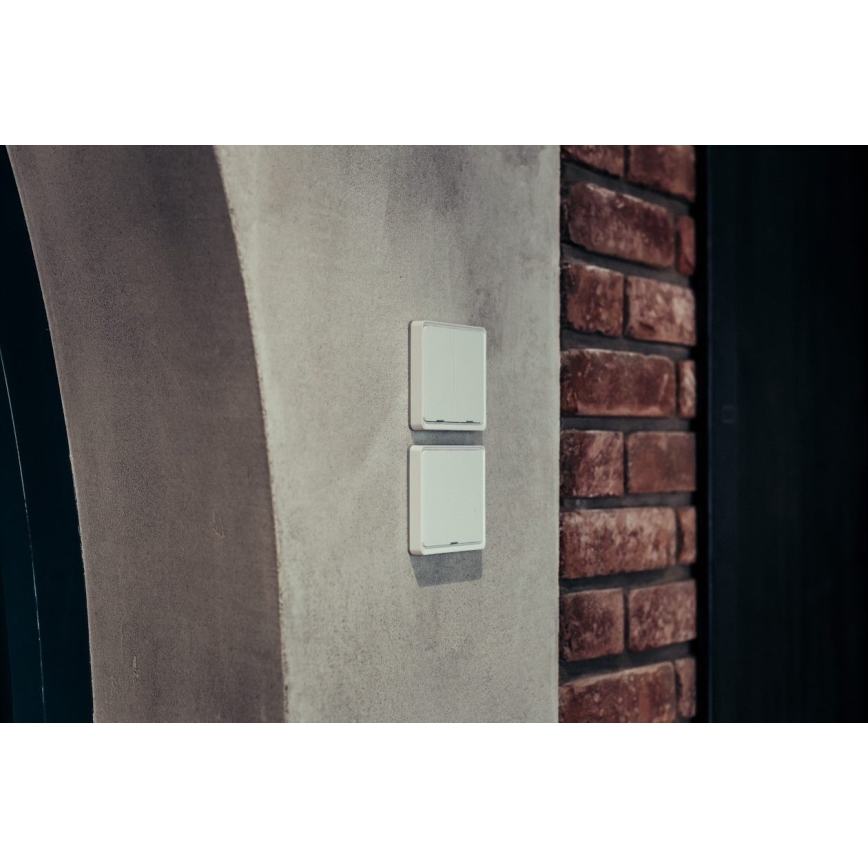 Immax NEO 07507C - CONJUNTO 3x Interruptor de 2 botões SMART 3xCR2430 Zigbee 3.0 Tuya