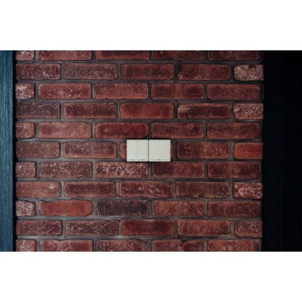 Immax NEO 07507L - Interruptor 2-botões SMART 1xCR2430 Zigbee 3.0 Tuya