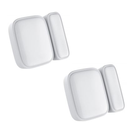 Immax NEO 07511L - CONJUNTO 2x Sensor magnético de portas e janelas SMART 1xCR2032  Zigbee Tuya