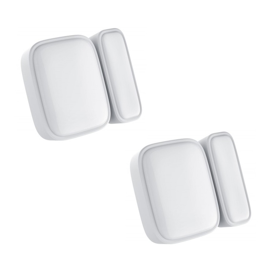 Immax NEO 07511L - CONJUNTO 2x Sensor magnético de portas e janelas SMART 1xCR2032  Zigbee Tuya