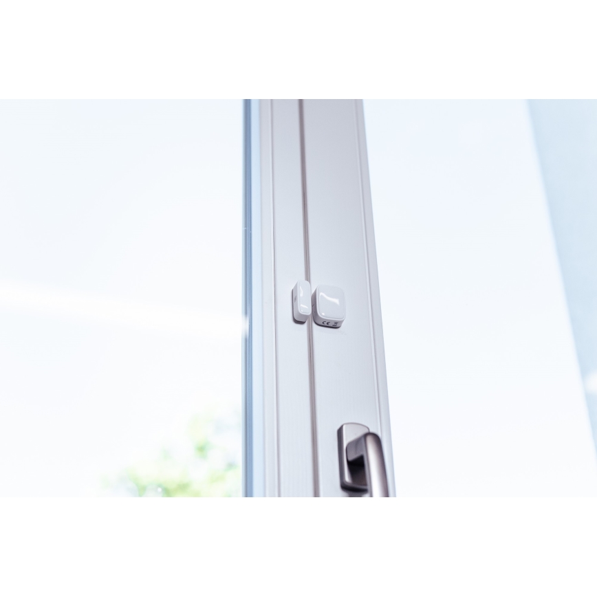 Immax NEO 07511L - CONJUNTO 2x Sensor magnético de portas e janelas SMART 1xCR2032  Zigbee Tuya