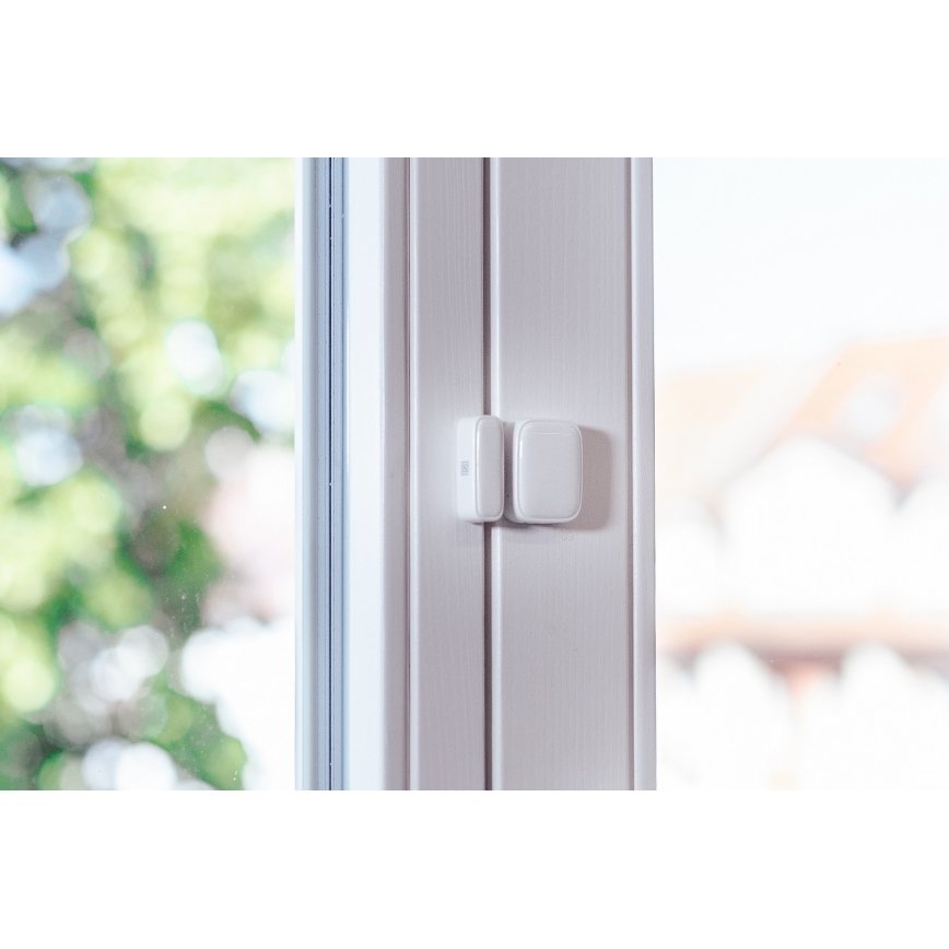 Immax NEO 07511L - CONJUNTO 2x Sensor magnético de portas e janelas SMART 1xCR2032  Zigbee Tuya