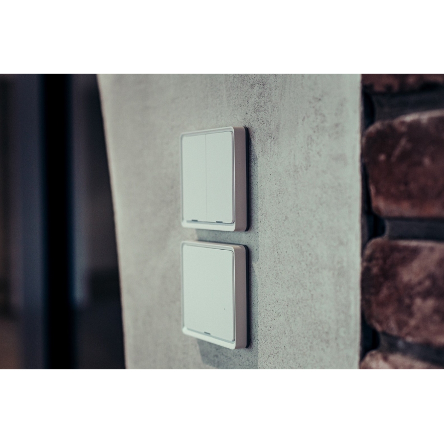 Immax NEO 07512C - CONJUNTO 3x 1-interruptor de botão SMART 230V Wi-Fi Tuya